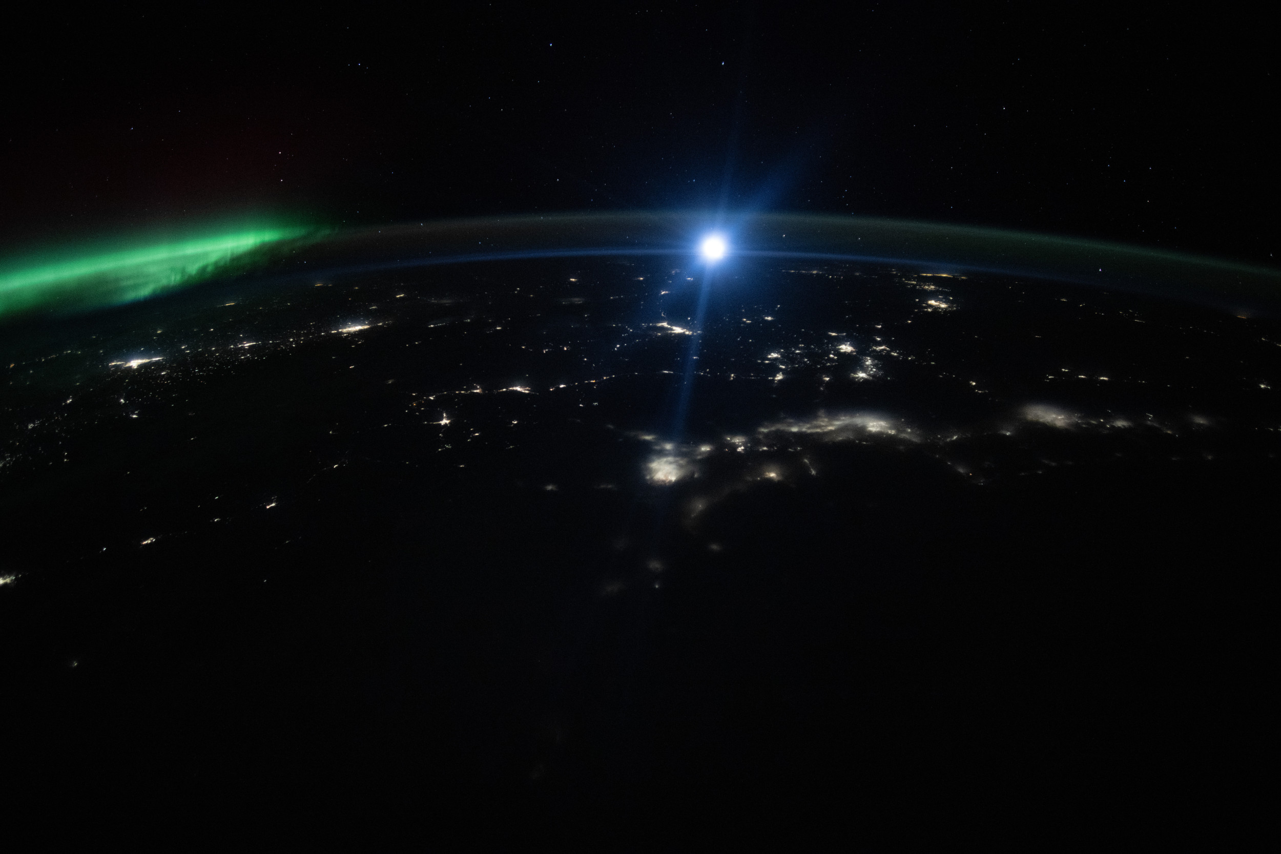 ISS Astronauts Capture Lunar Eclipse, Aurora, Moon Phenomena
