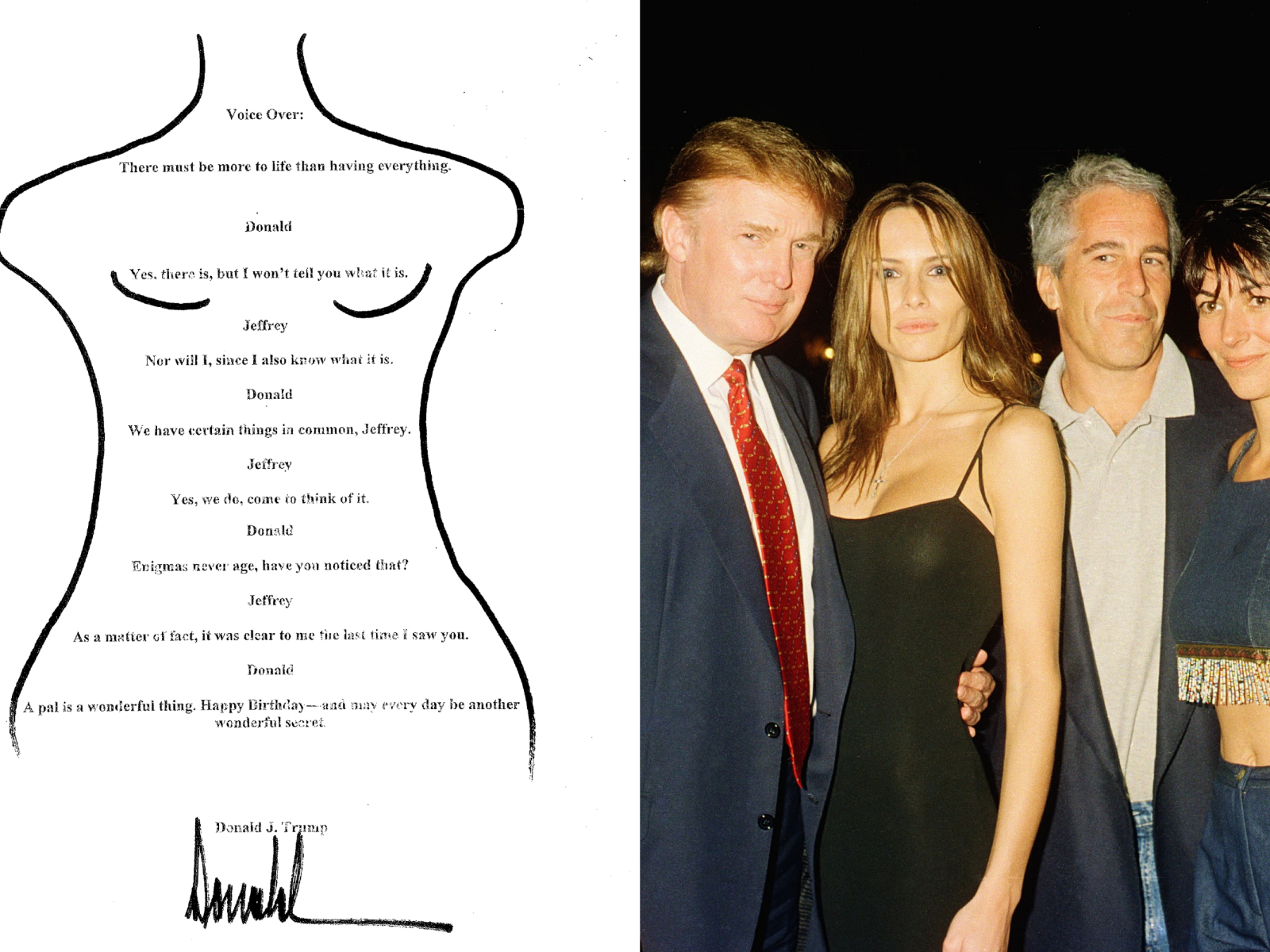 Jeffrey Epstein Birthday Book: House Gets Materials With Alleged Donald  Trump Note - Newsweek Jeffrey Epstein Birthday Book: House Gets Materials With Alleged Donald  Trump Note - Newsweek