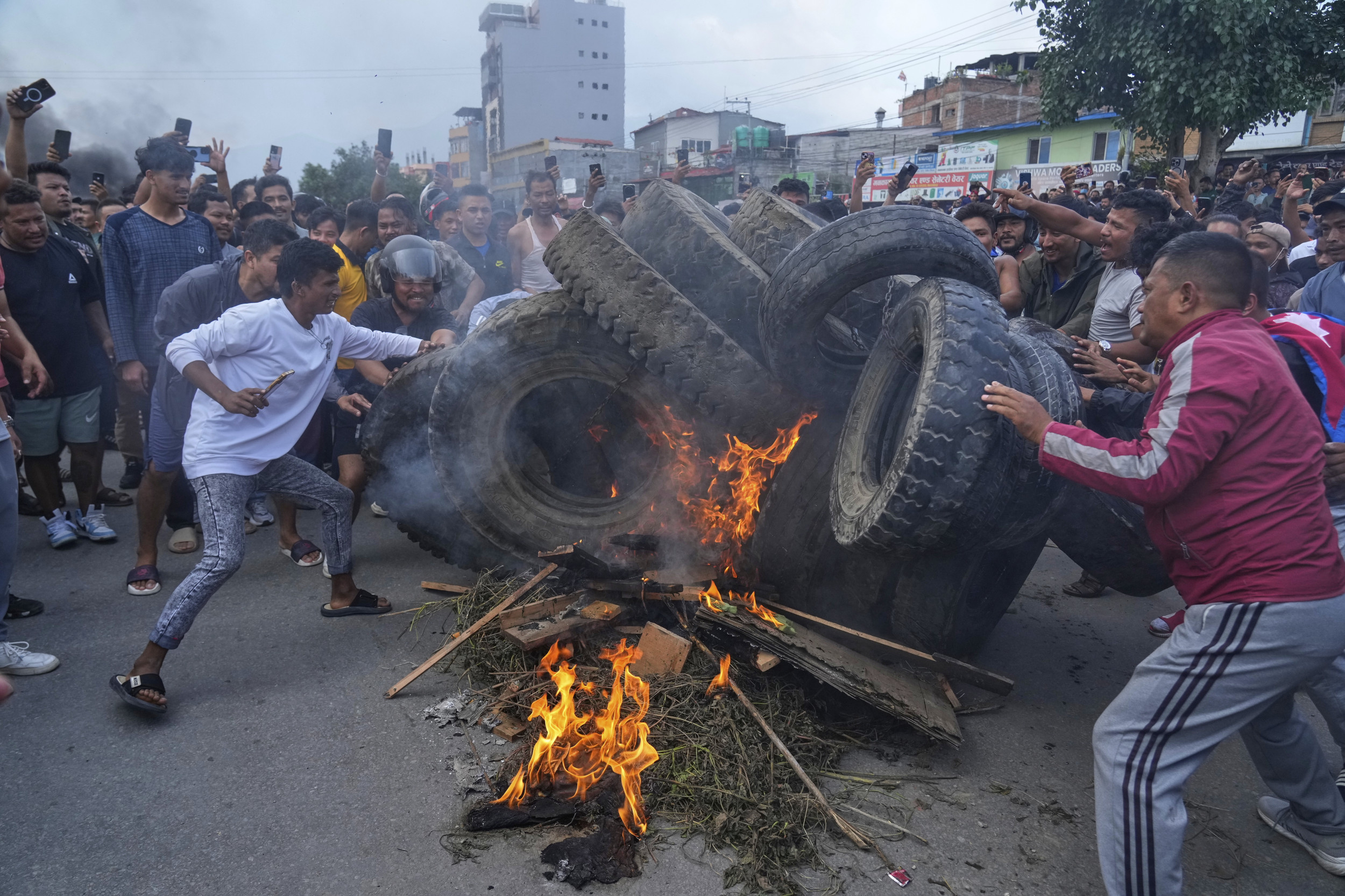 Social media ban sparks torching of politicians' homes by furious Nepalese