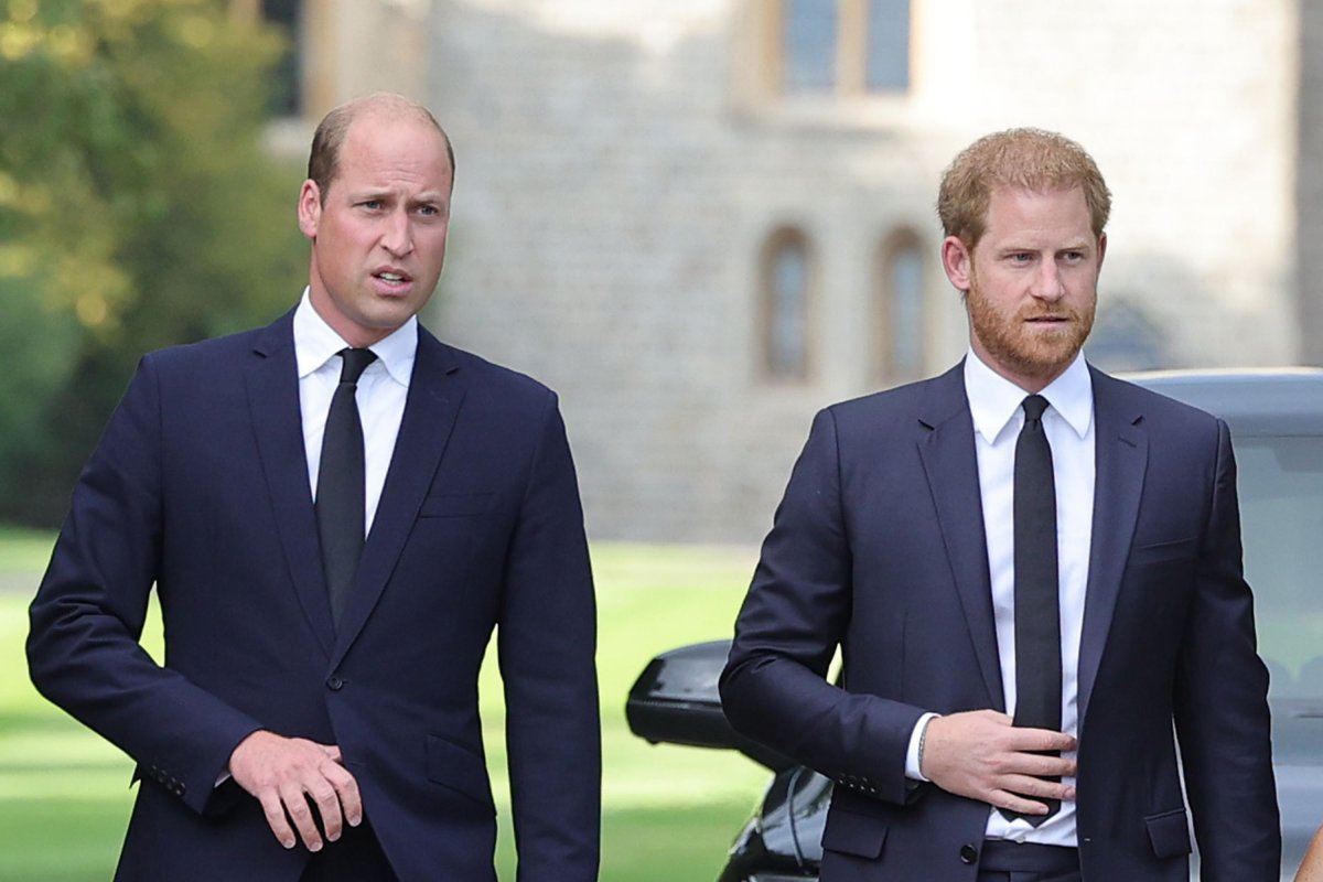 Prince William and Prince Harry in Windsor