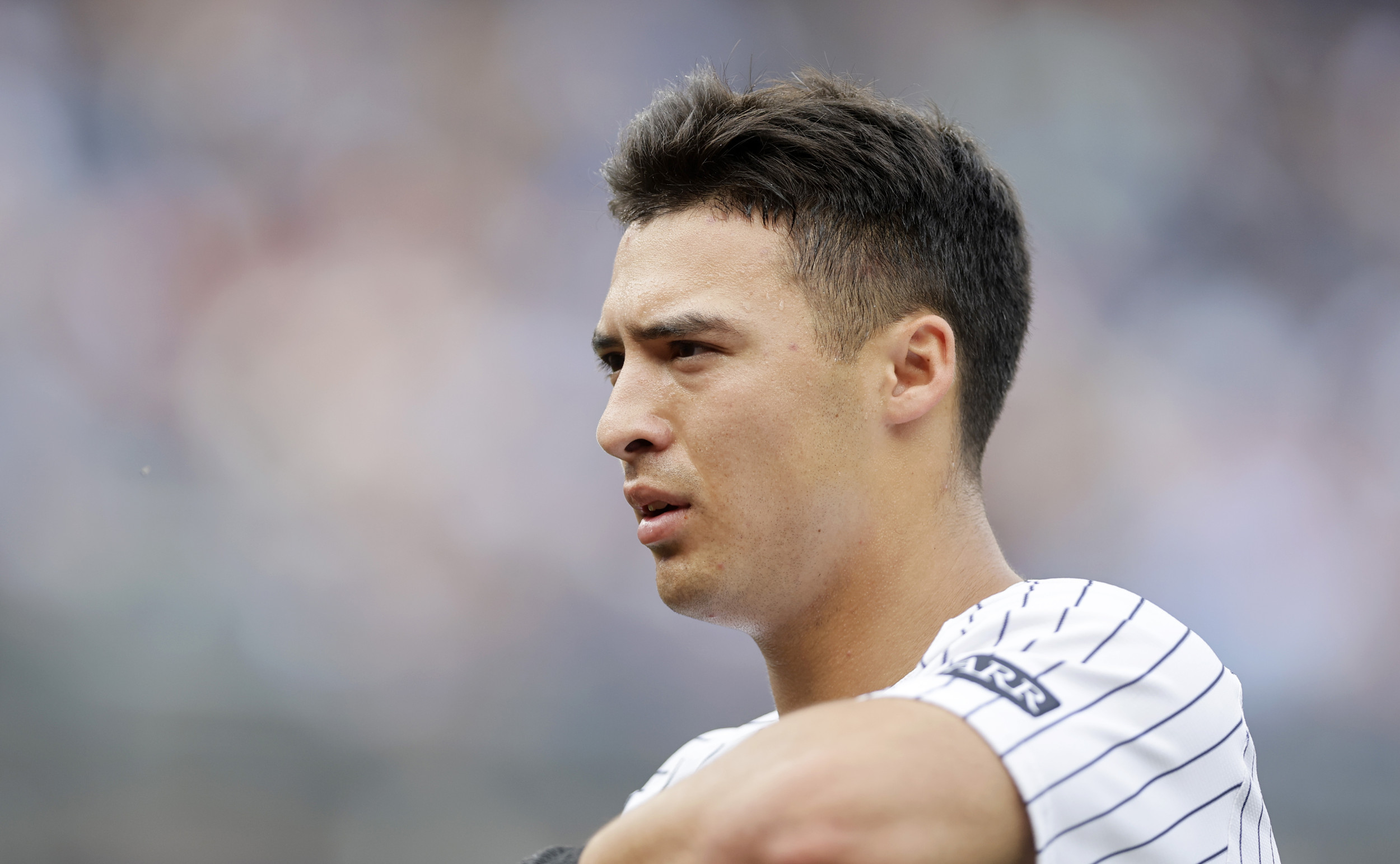 Yankees Bench Anthony Volpe Amid Shoulder Injury, Postseason Playing Time Uncertain