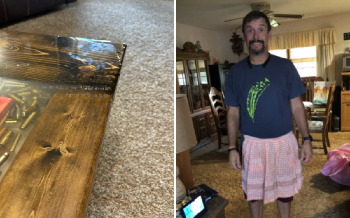 Womans Dad Died, Months Later She Noticed Something in Her Coffee Table