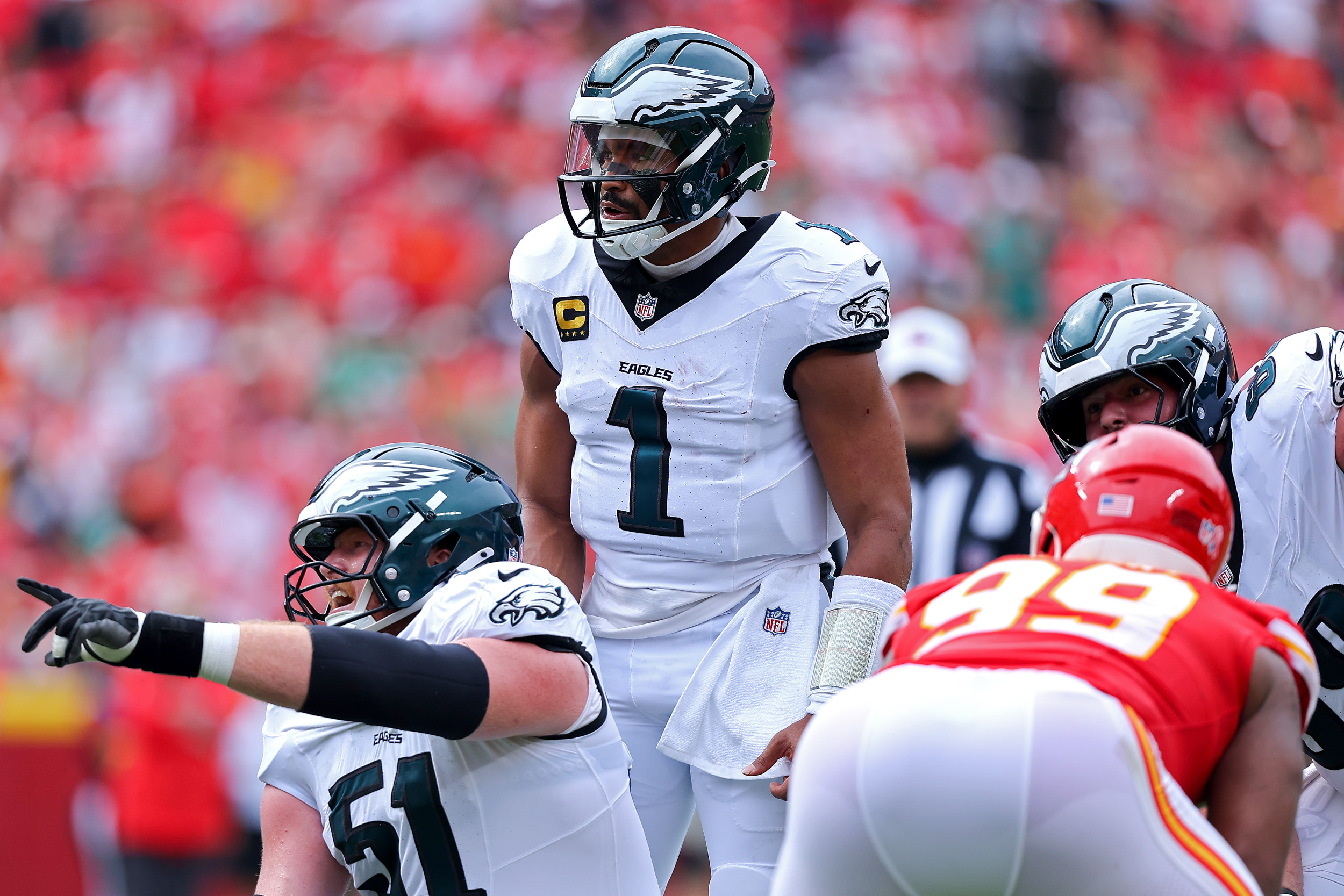 Eagles Jalen Hurts Savagely Trolls Chiefs Chris Jones Following Win