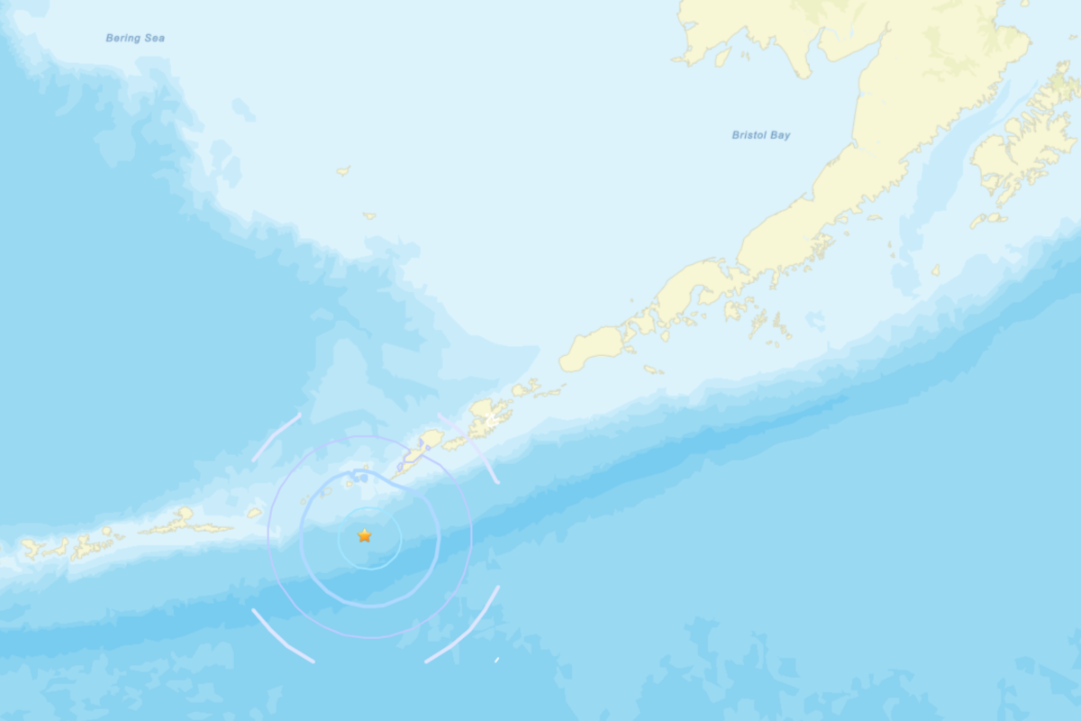 Strong Earthquake Strikes Near Alaska Today