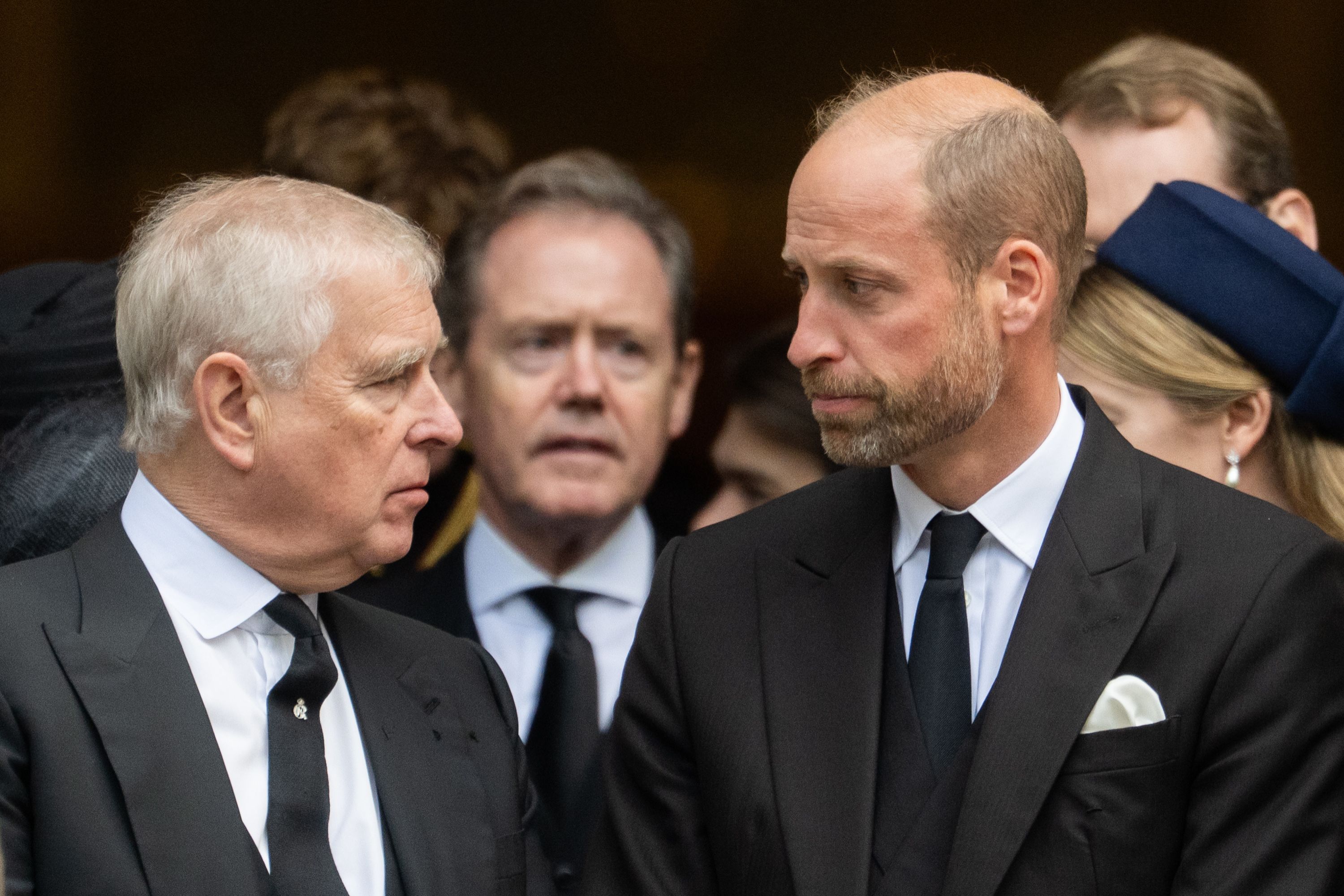 Prince William's Awkward Reaction to Prince Andrew Caught on Camera