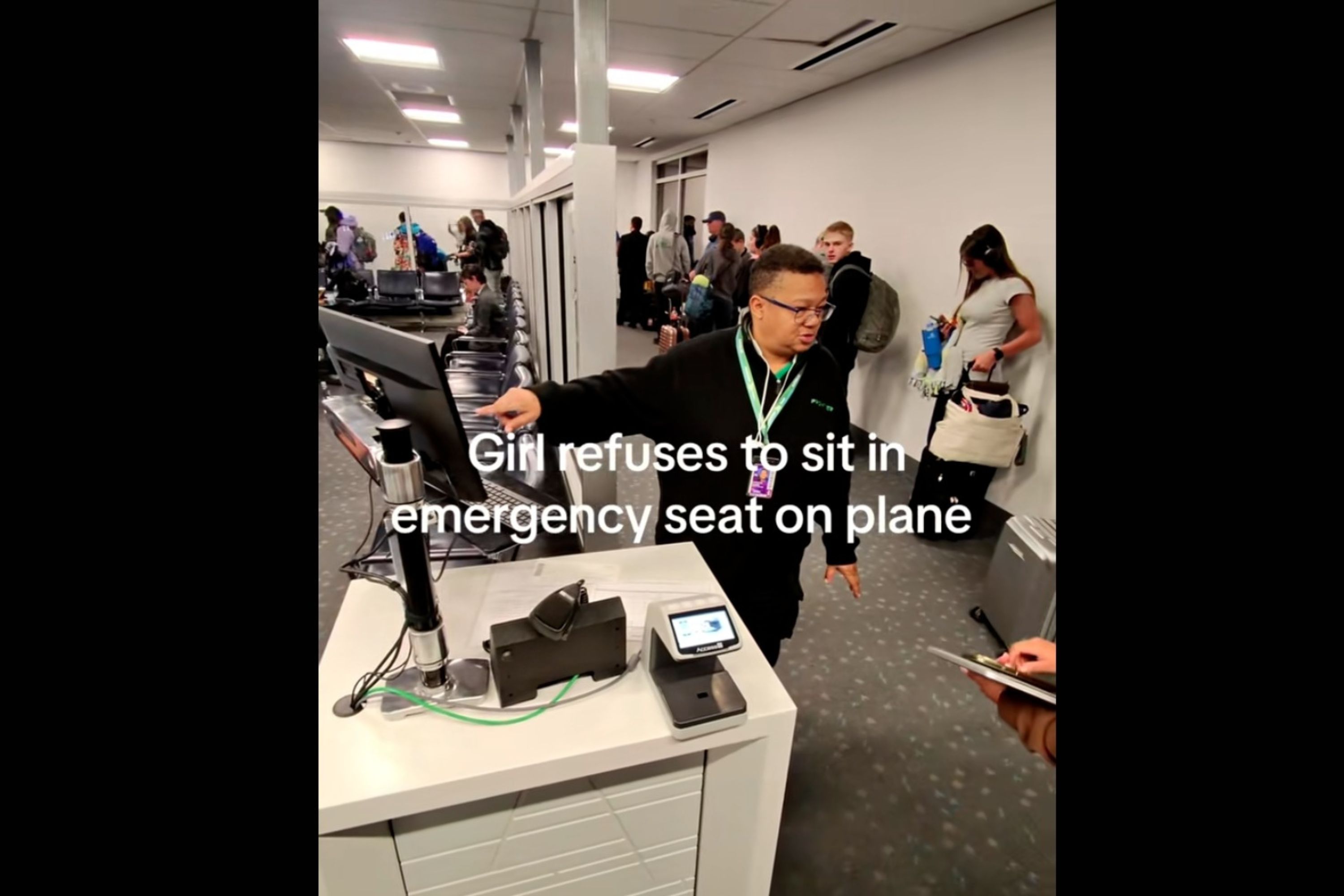 Passenger Handed Plane Ticket—No One Prepared for Response to Next Question