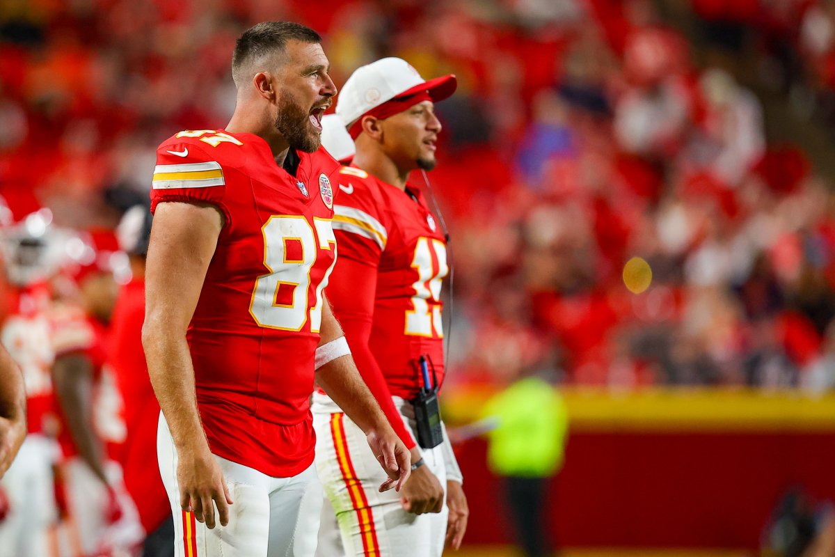 Chiefs' Patrick Mahomes Travis Kelce