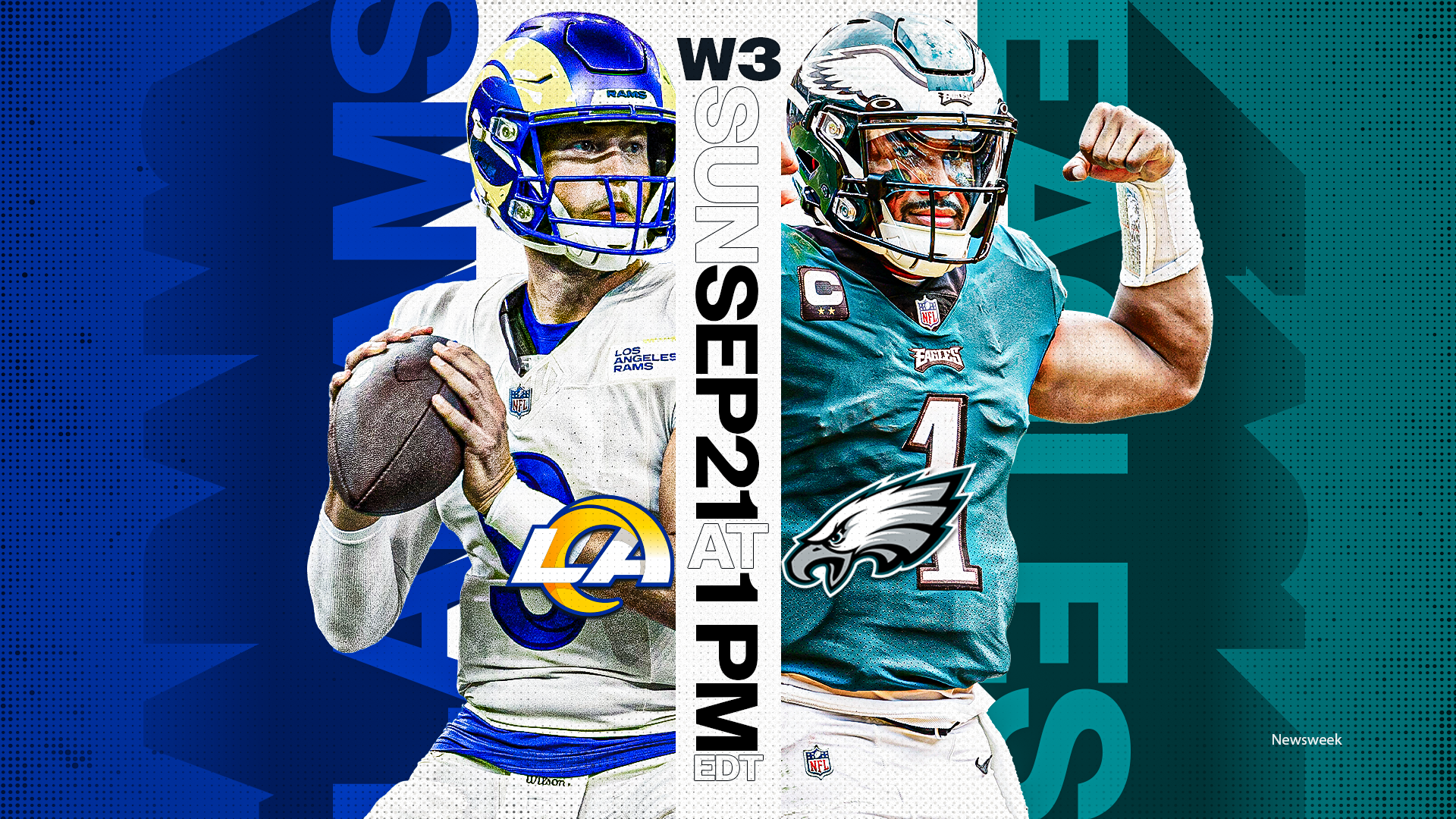 How to Watch Rams vs Eagles for Free: Live Stream NFL Week 3, TV Channel