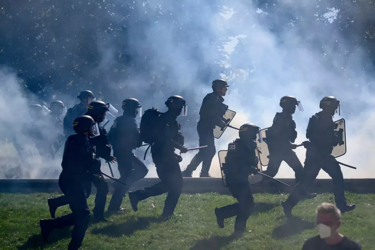 Protestos na França em setembro de 2025.