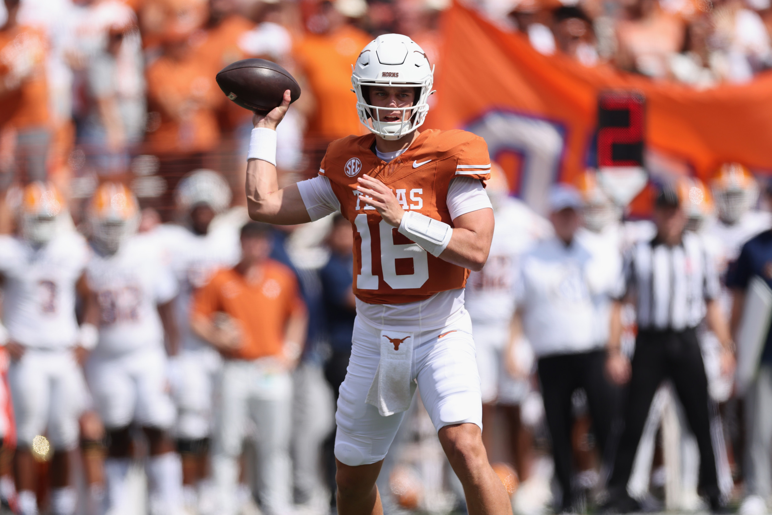 Texas Longhorns QB Arch Manning Receives Powerful Words From Tim Tebow