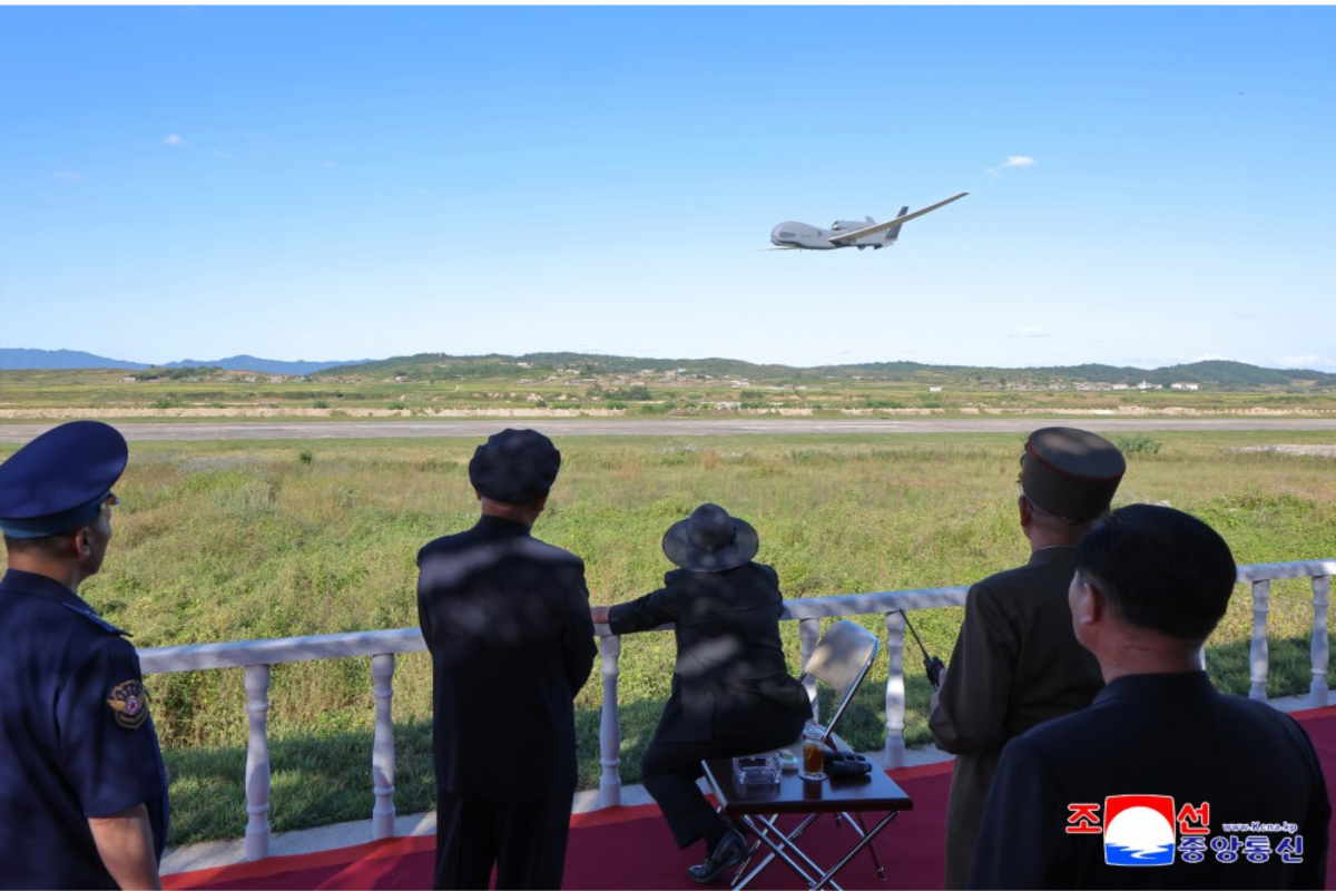 Corea del Norte prueba Copyright Global Hawk Drone