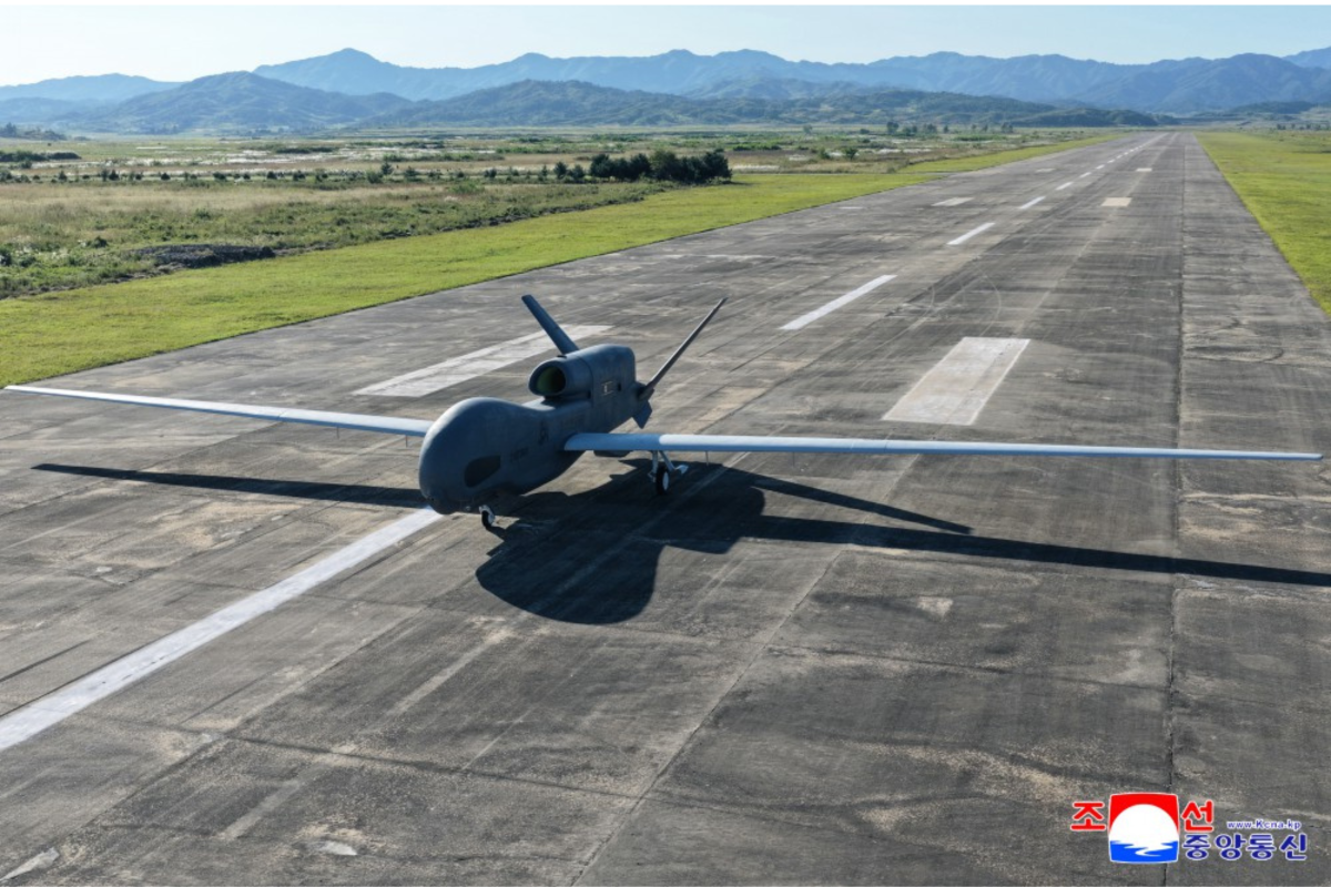 Corea del Norte prueba Copyright Global Hawk Drone