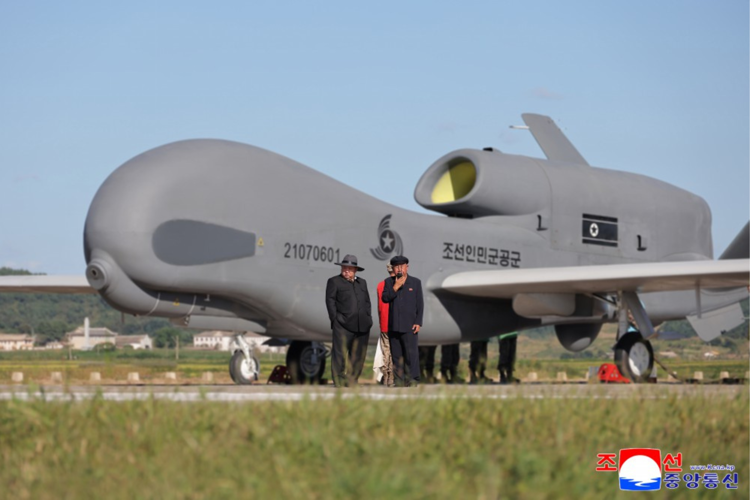 North Korea's Copycat US Drone Takes Flight As Kim Jong Un Watches On