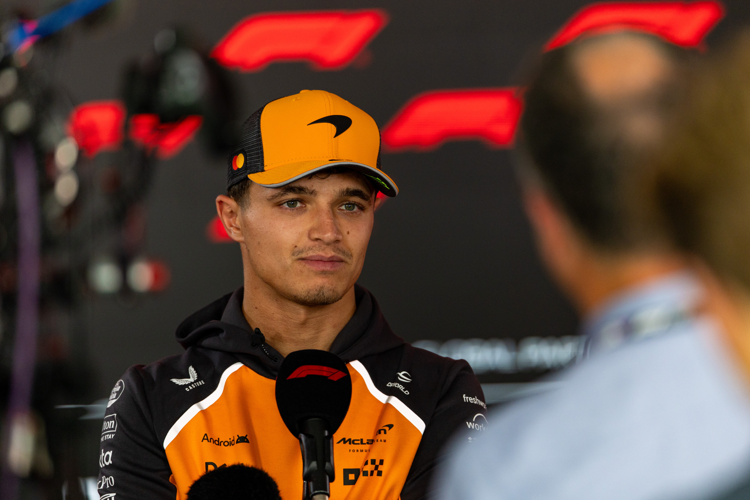 Lando Norris Reacts to Huge Setback in Azerbaijan GP Practice Session