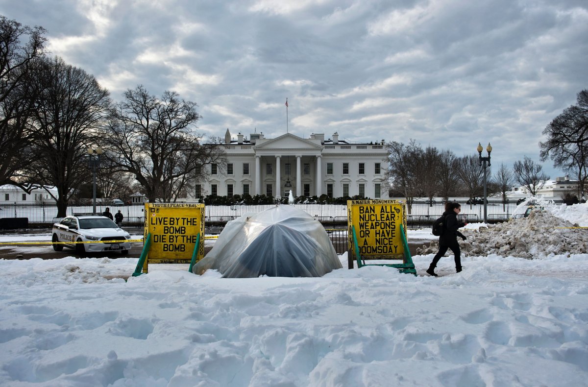 peace vigil snow