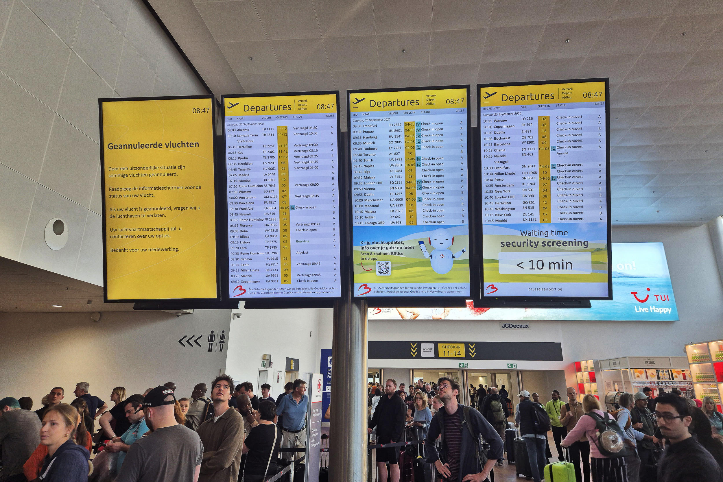 Cyberattack hits Europe's busiest airports