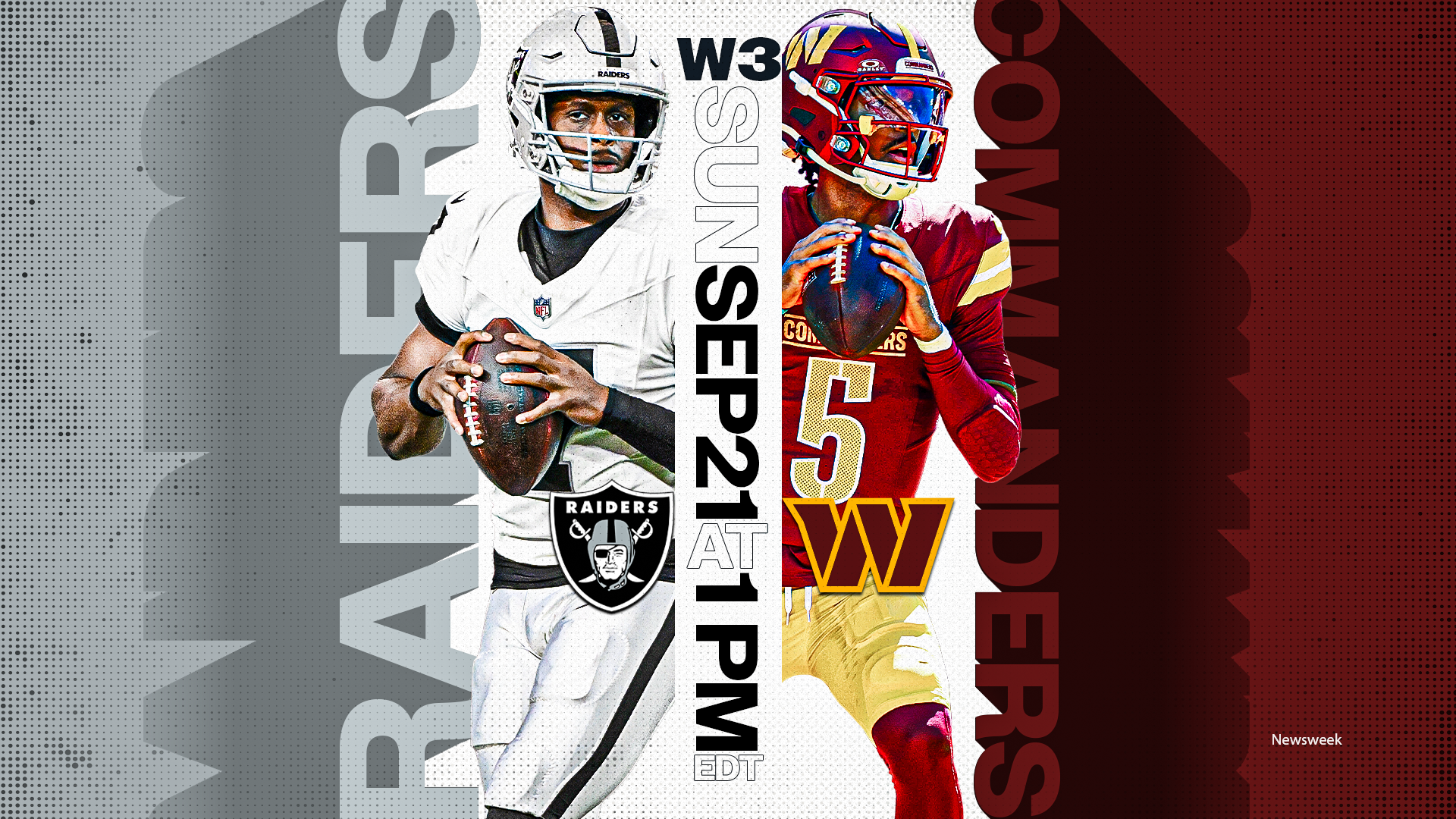 How to Watch Raiders vs Commanders for Free: Live Stream NFL Week 3, TV Channel