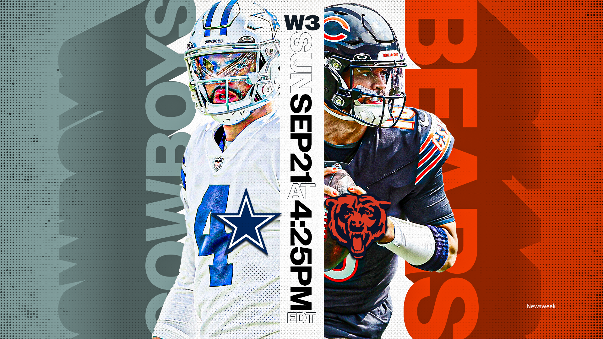 How to Watch Cowboys vs Bears for Free: Live Stream NFL Week 3, TV Channel