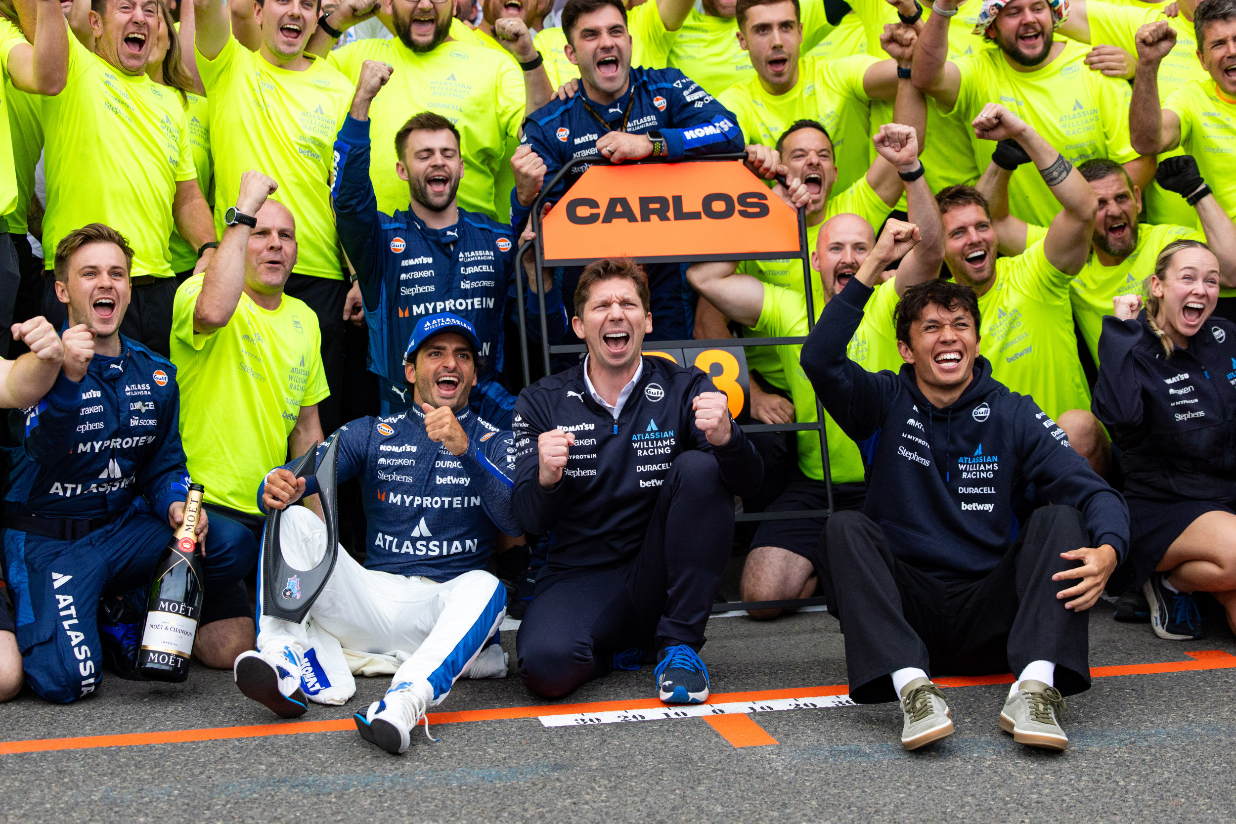 Williams Podium Sparks Emotional Reactions After Sainz's Drive in Baku