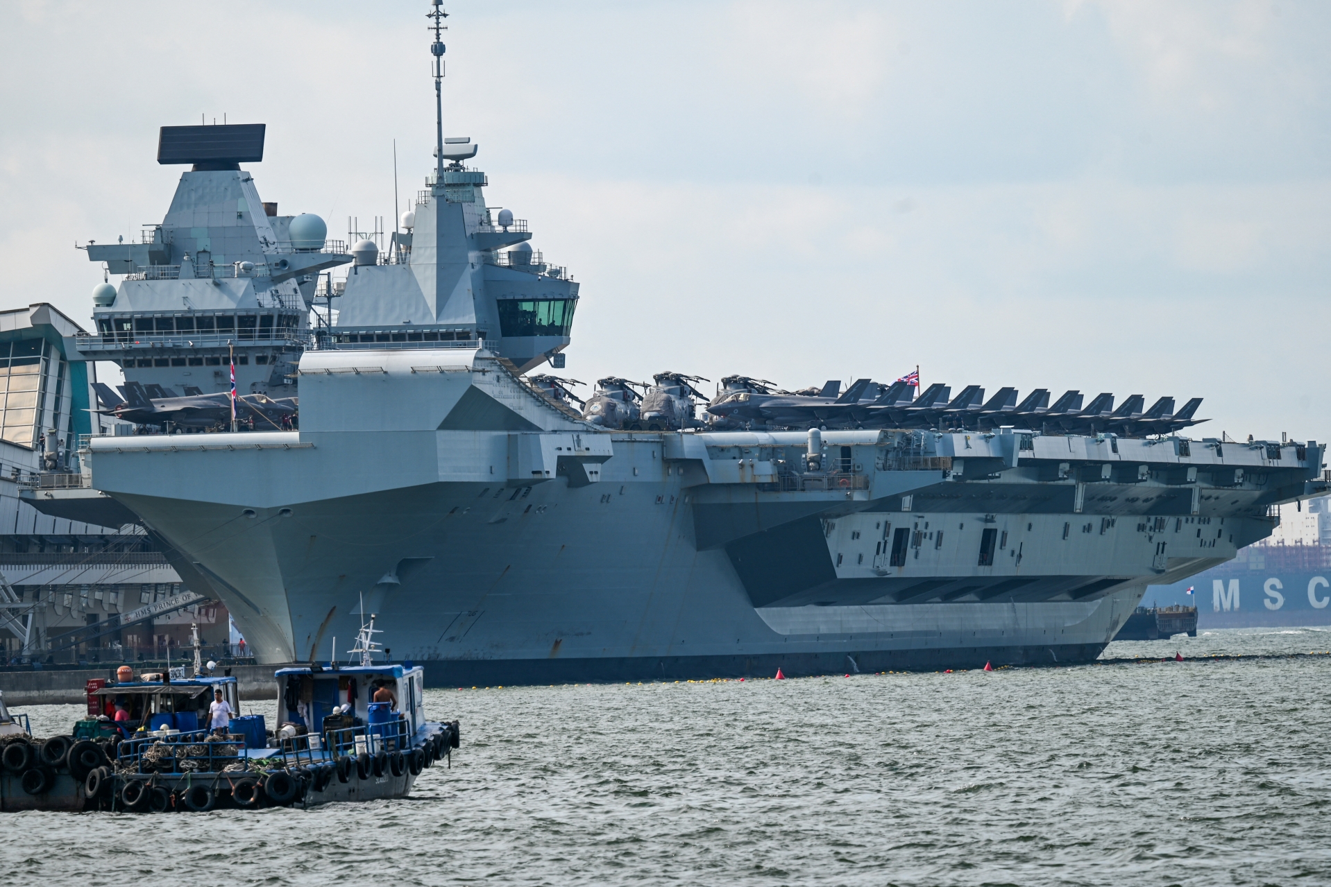 British Aircraft Carrier Sails Through Contested South China Sea