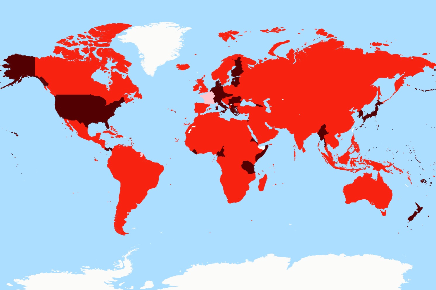 Map Shows Countries That Recognize A Palestinian State