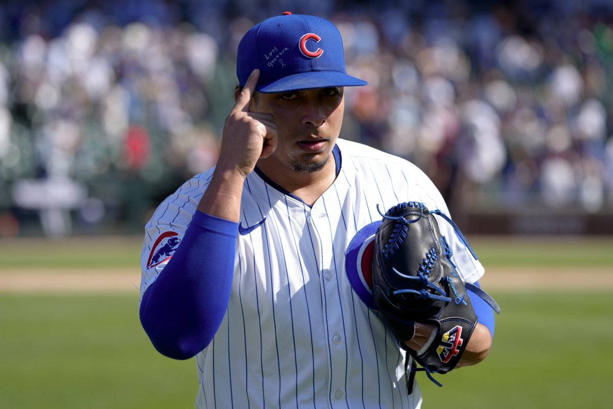 Chicago Cubs pitcher Daniel Palencia