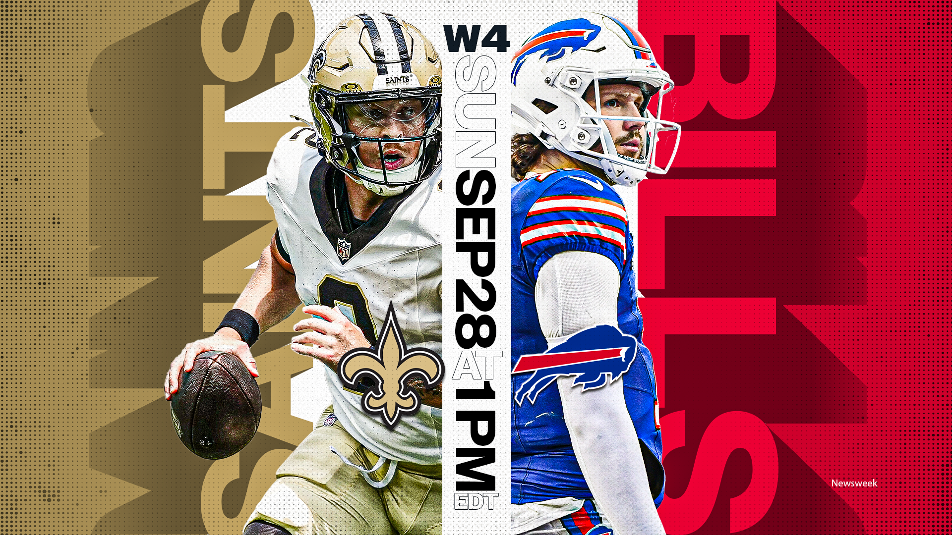 How to Watch Saints vs Bills: Live Stream NFL Week 4, TV Channel