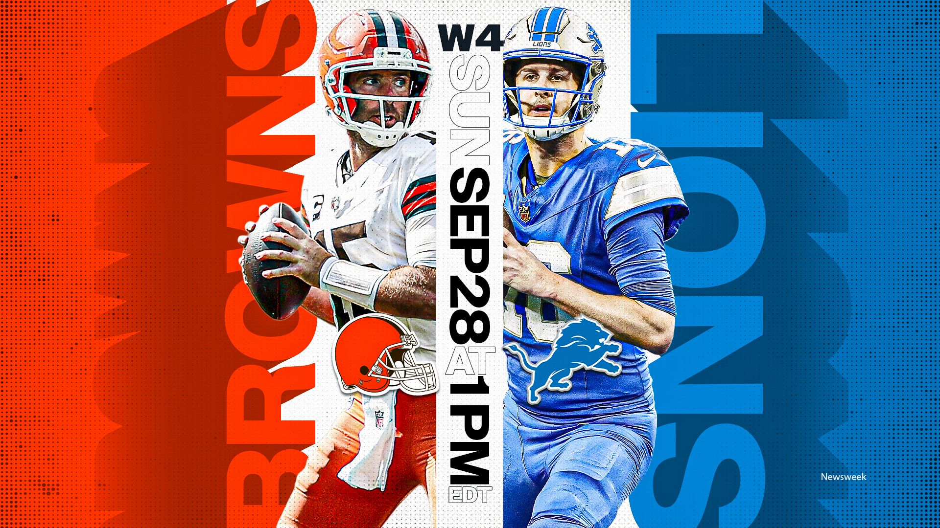 How to Watch Browns vs Lions: Live Stream NFL Week 4, TV Channel