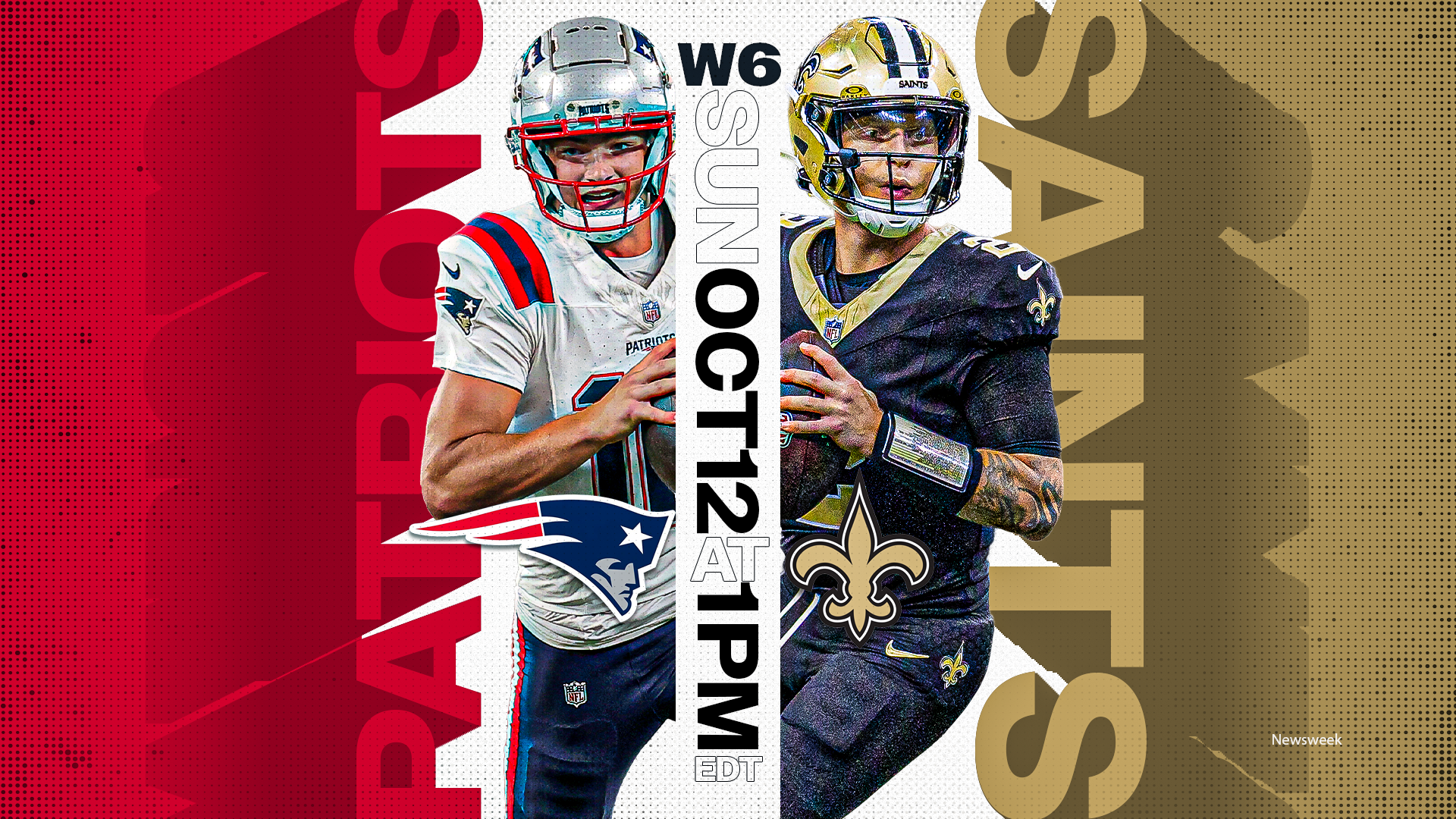 How to Watch Patriots vs Saints: Live Stream NFL Week 6, TV Channel