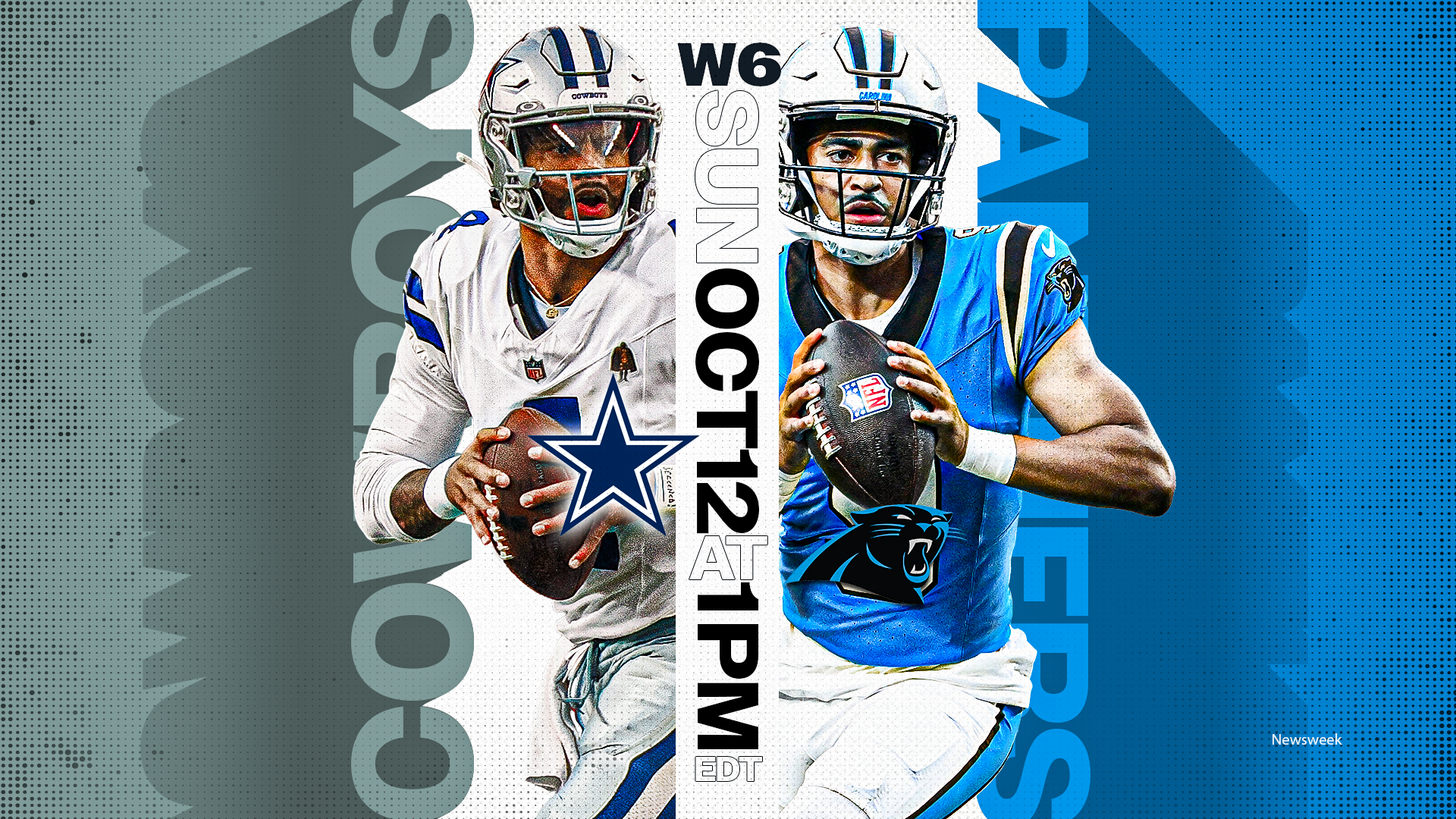 How to Watch Cowboys vs Panthers: Live Stream NFL Week 6, TV Channel