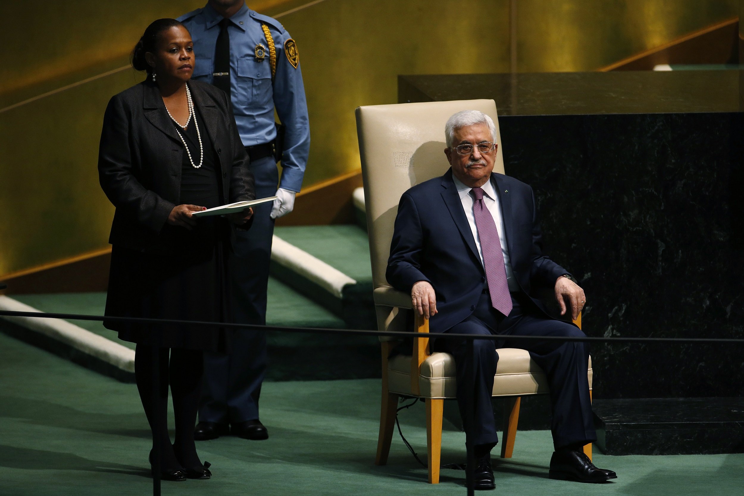 Palestinian President Mahmoud Abbas 