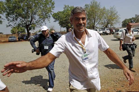 Clooney in Juba