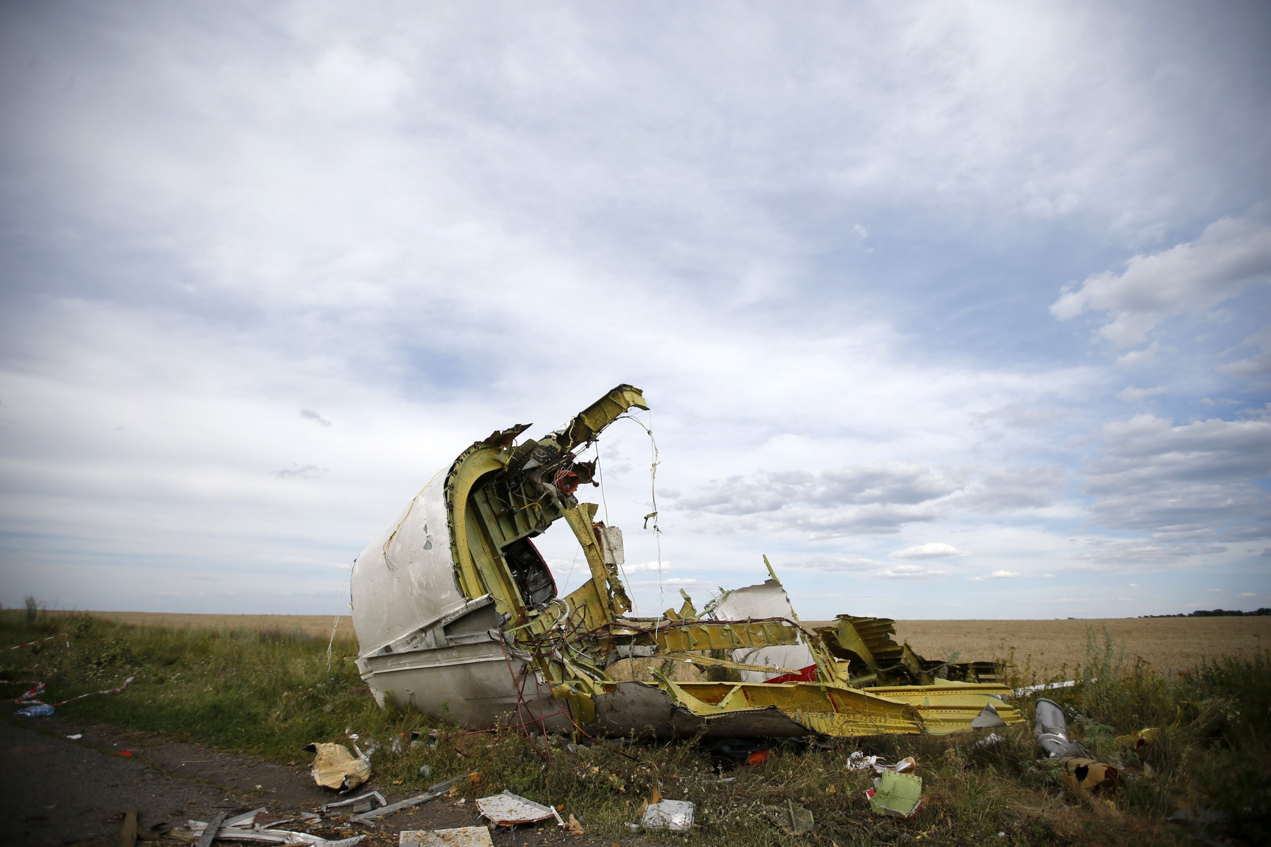 Malaysia Airlines wreckage