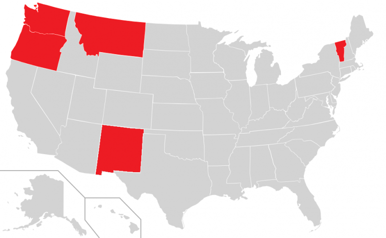 States that have physician-assisted suicide