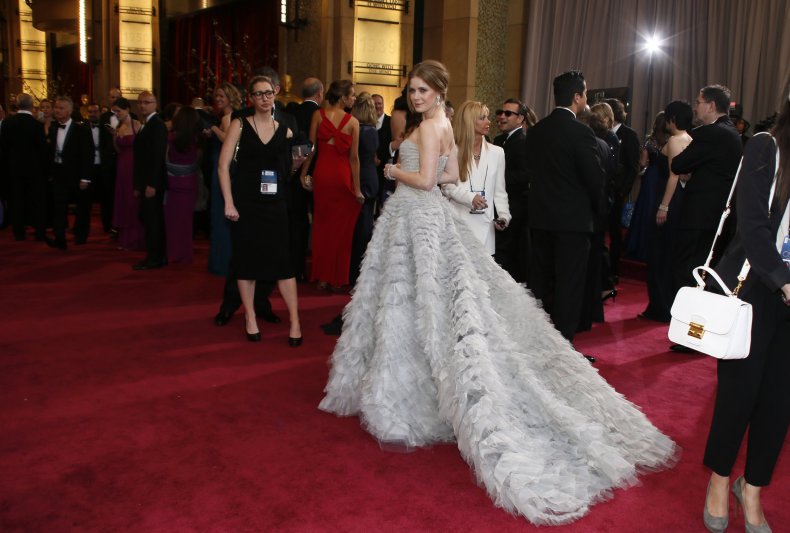10-21-14 de la Renta Amy Adams 1
