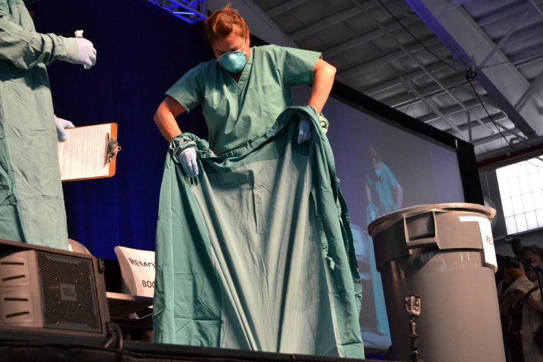 gown off