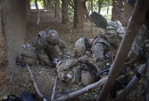 Wounded soldier