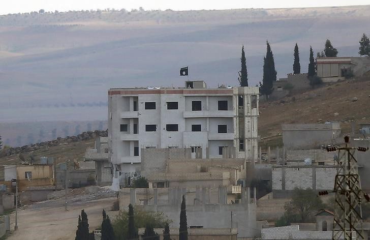 Islamic State Flag in Kobani