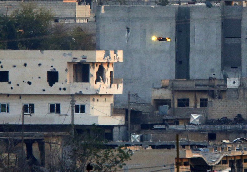 Kobani fighting