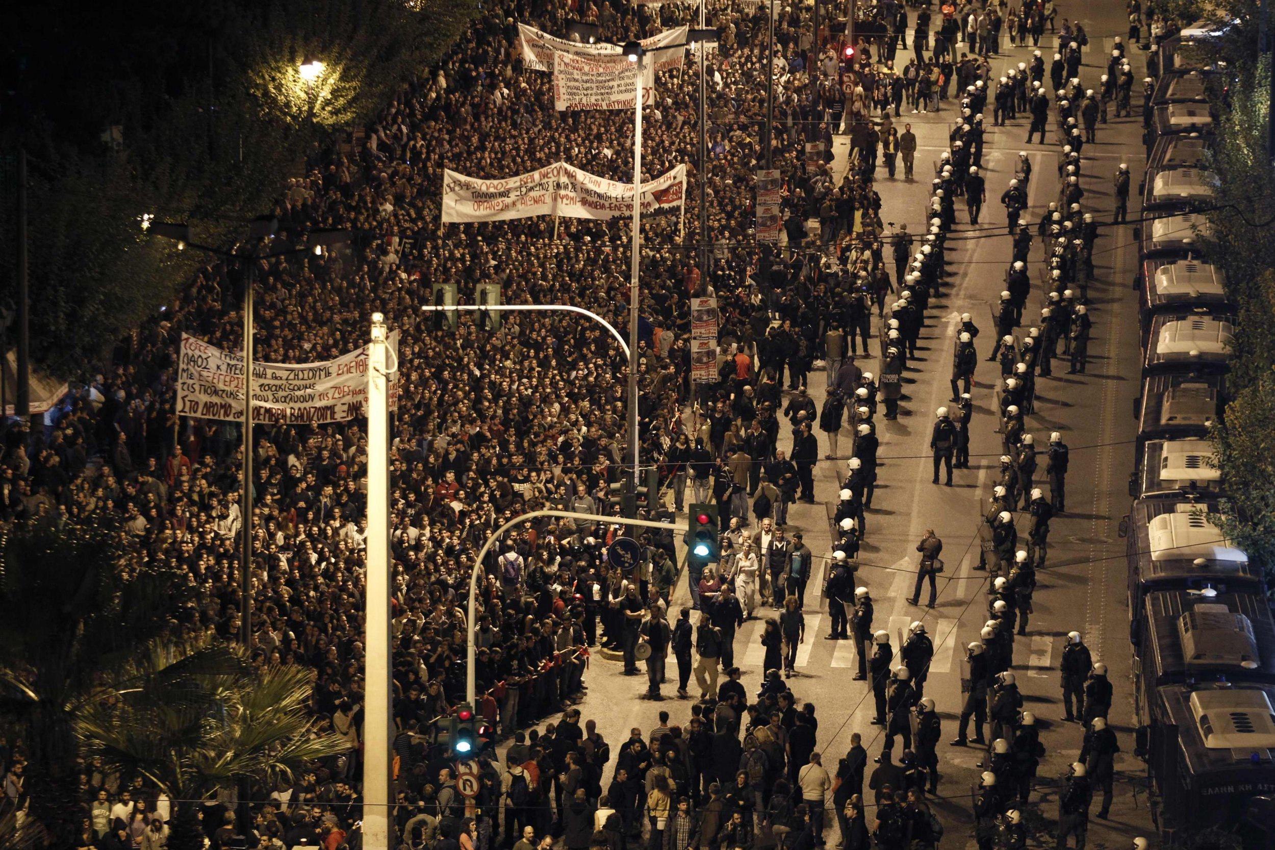 Athens protests