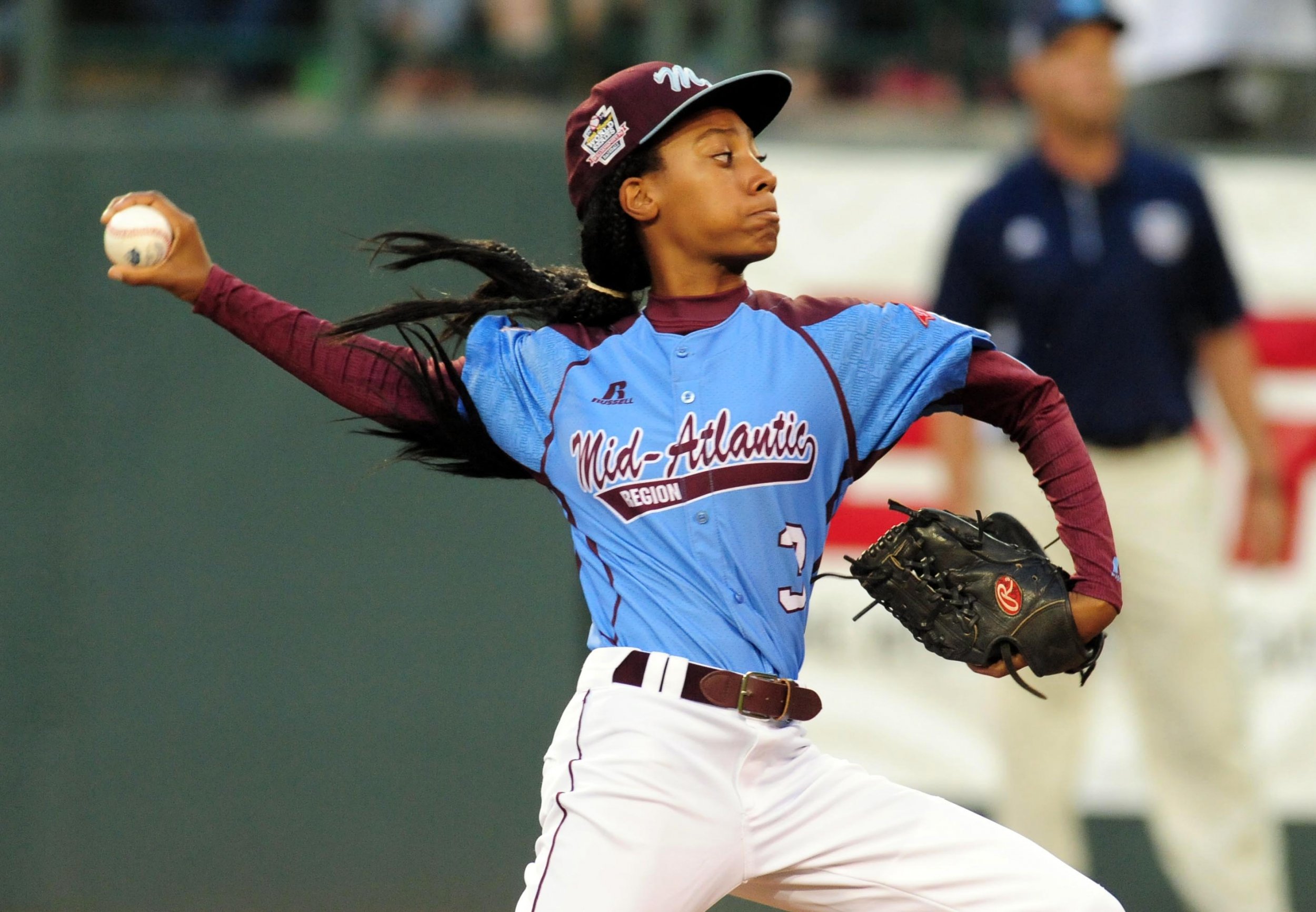 Mo'ne Davis jersey going into Hall of Fame