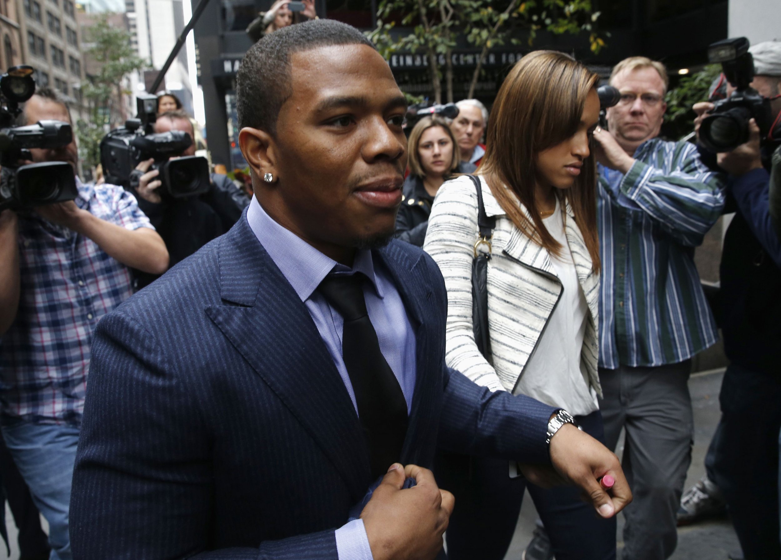 Ray Rice speaks out against domestic violence, 'done with football