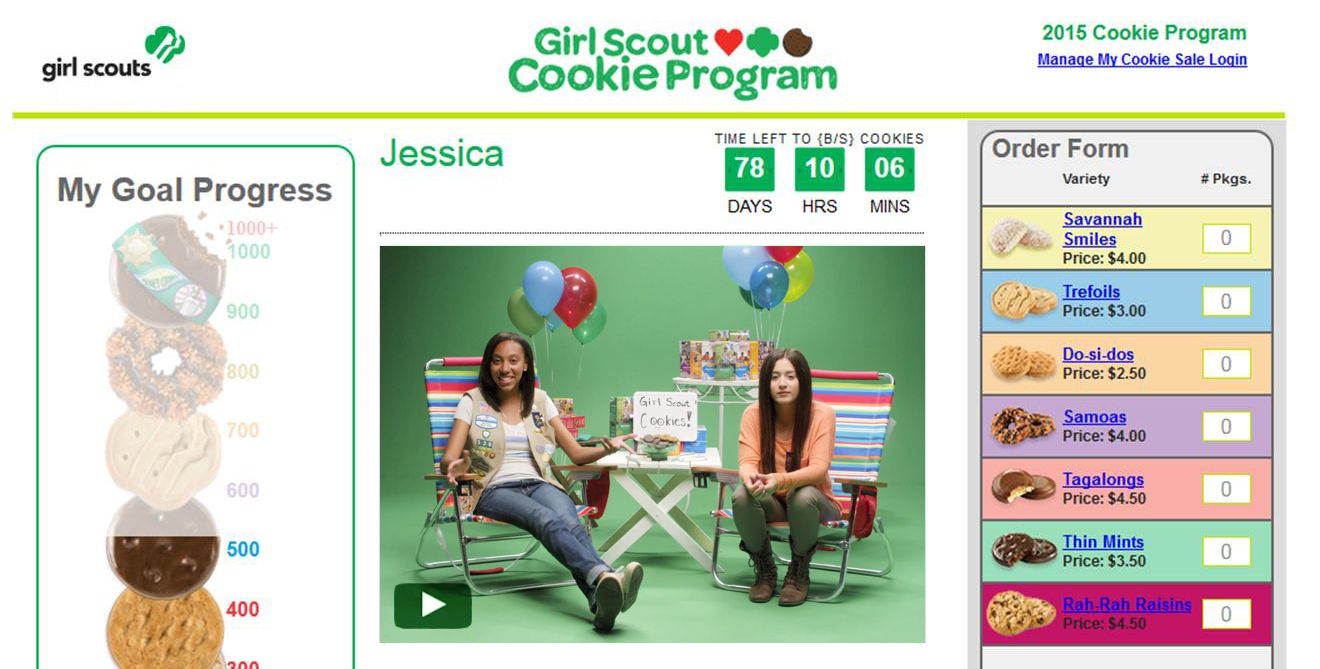 12-2-14 Girl Scouts Web Platform Screenshot