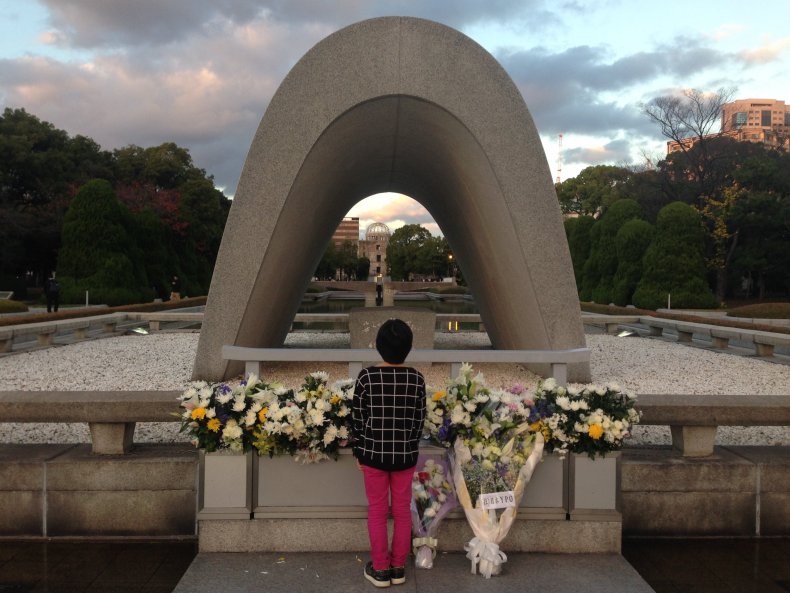A child pays respect (2)