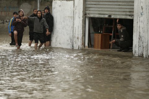 Gaza flooding