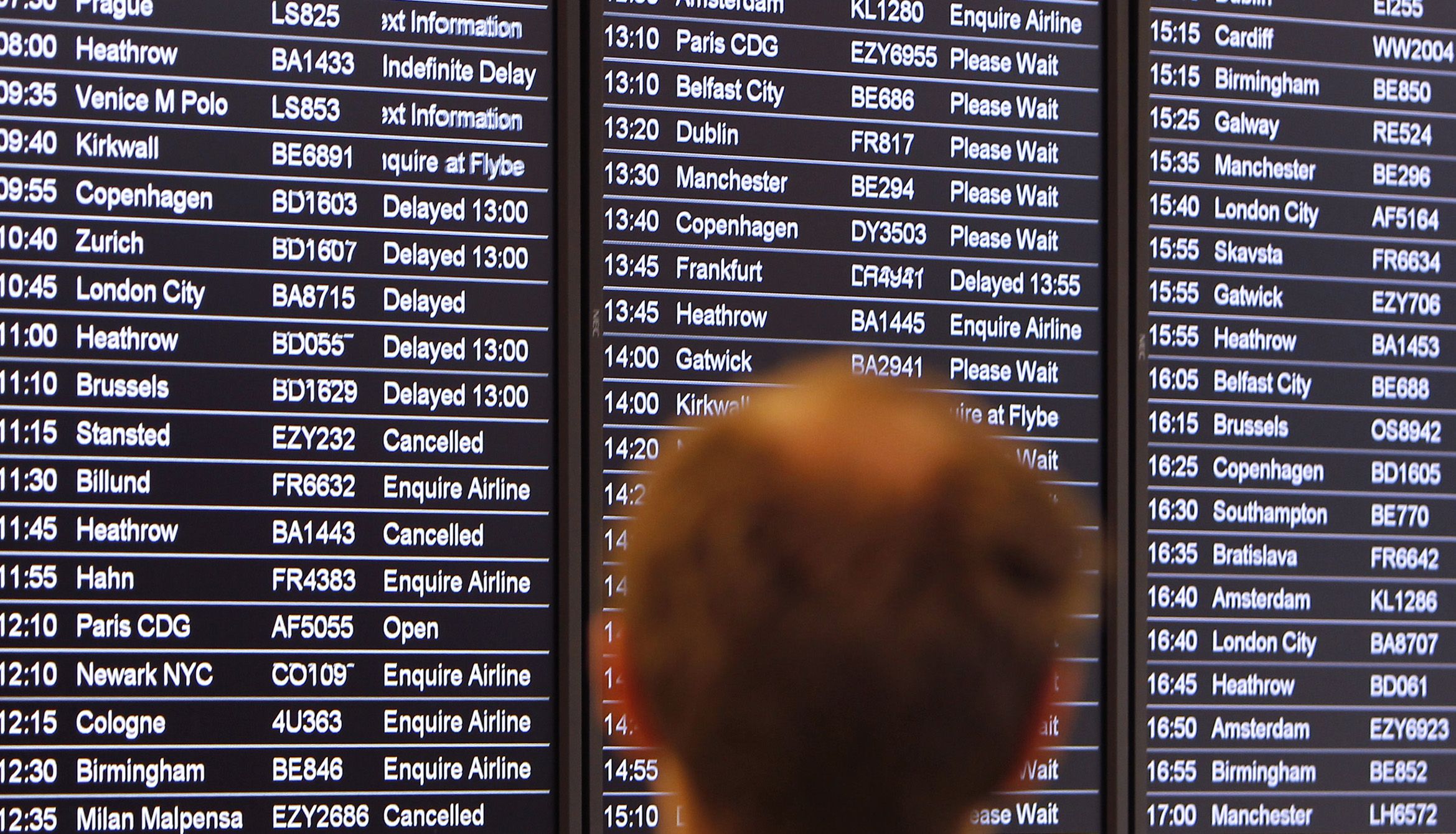 Flights Cancelled as London Airspace Closed