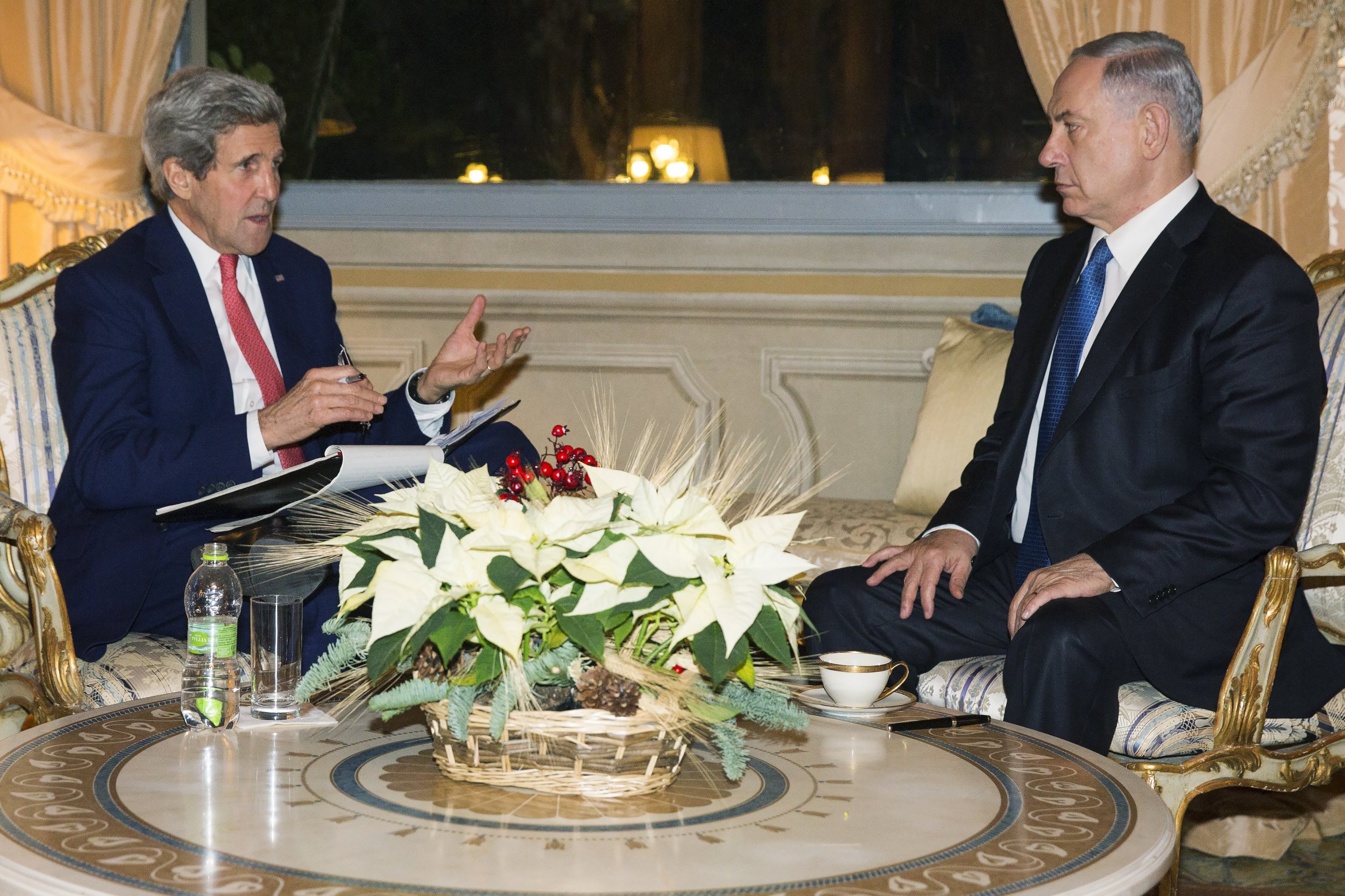 Netanyahu and Kerry 