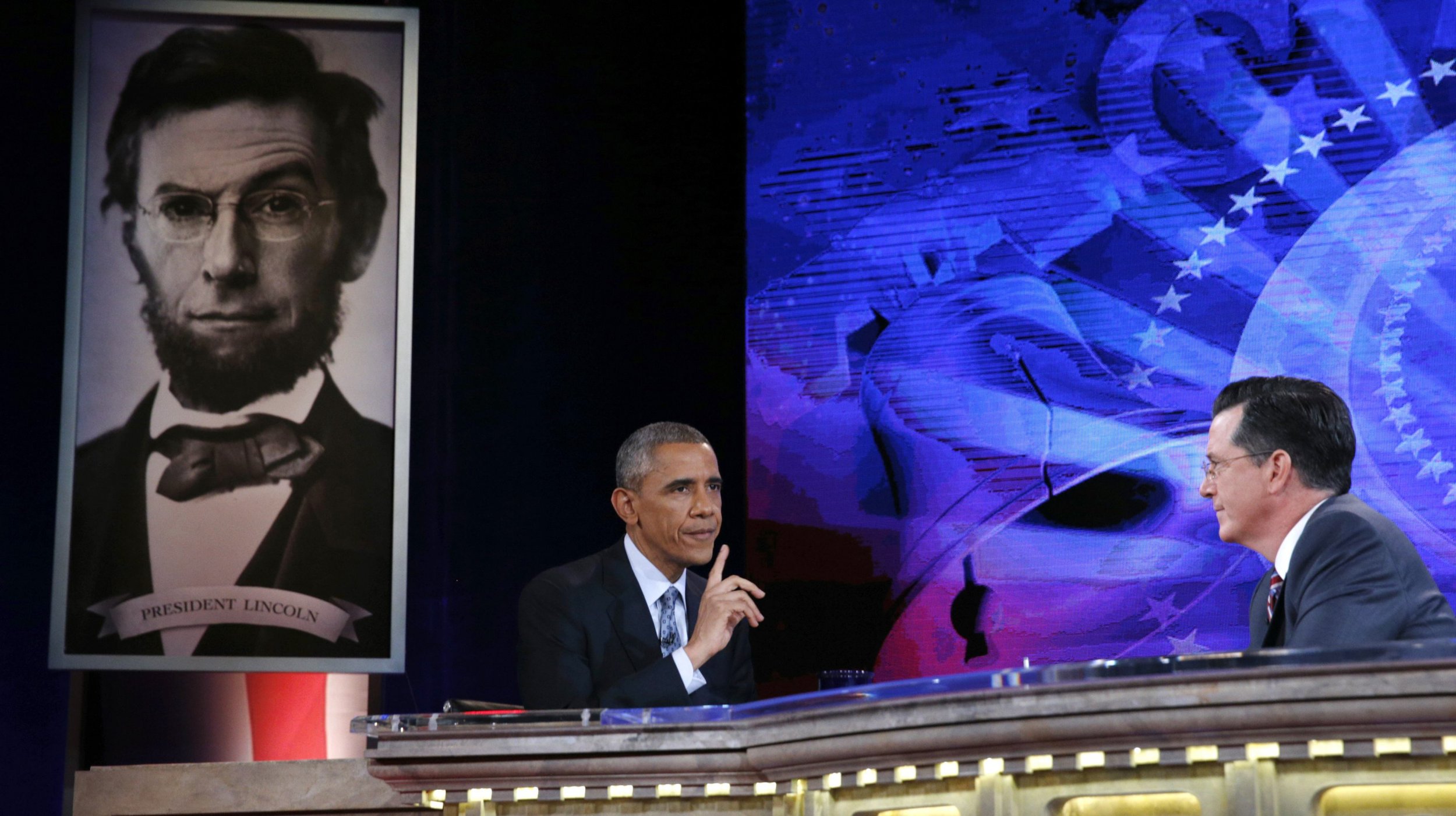 Obama on Colbert