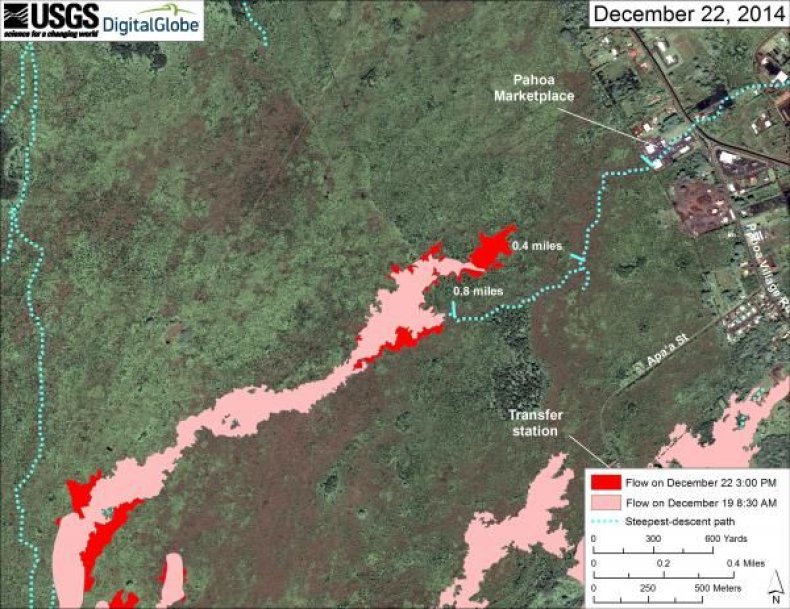 USGS Pahoa Marketplace Lava Flow