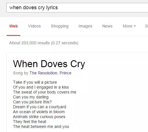 I just found these lyrics on Google. Is there an unreleased